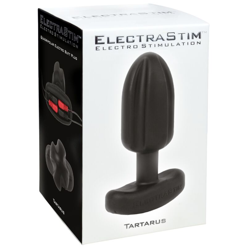 Electrastim Tartarus - Plug Anal Silicona Cuadripolar Negro