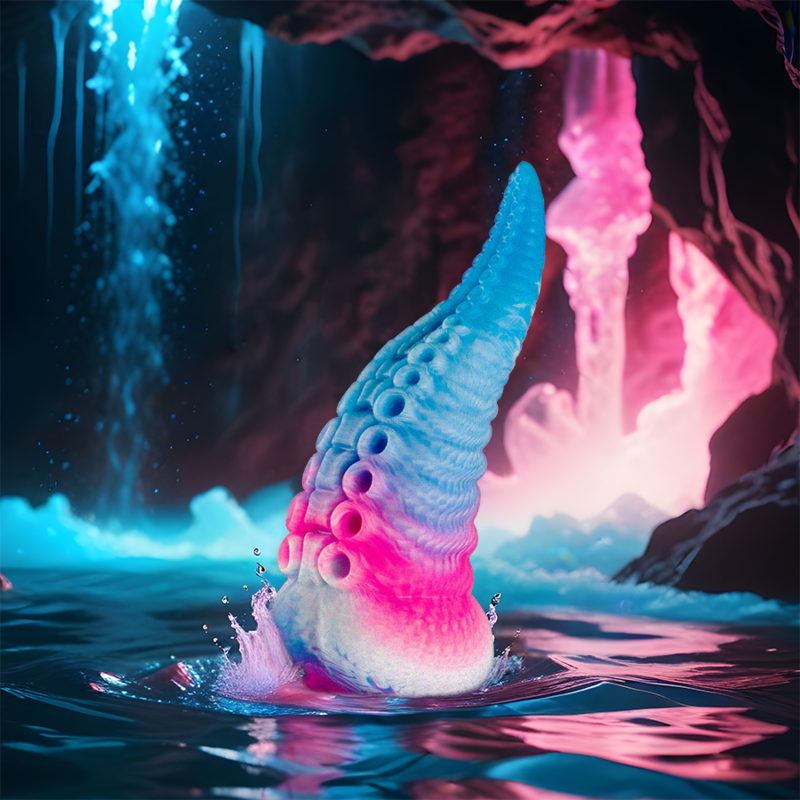Epic Phorcys Blue Tentacle Dildo Tamaño Pequeño