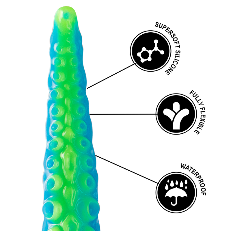 Epic Scylla Fluorescent Thin Tentacle - Tamaño Large