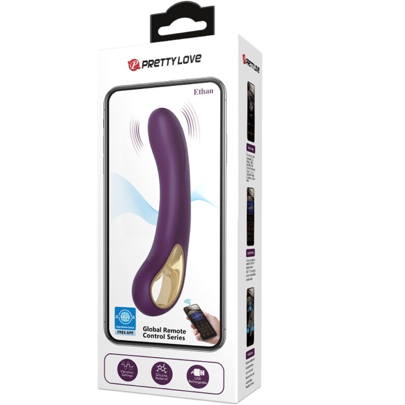 Pretty Love Ethan Vibrador Recargable Lila