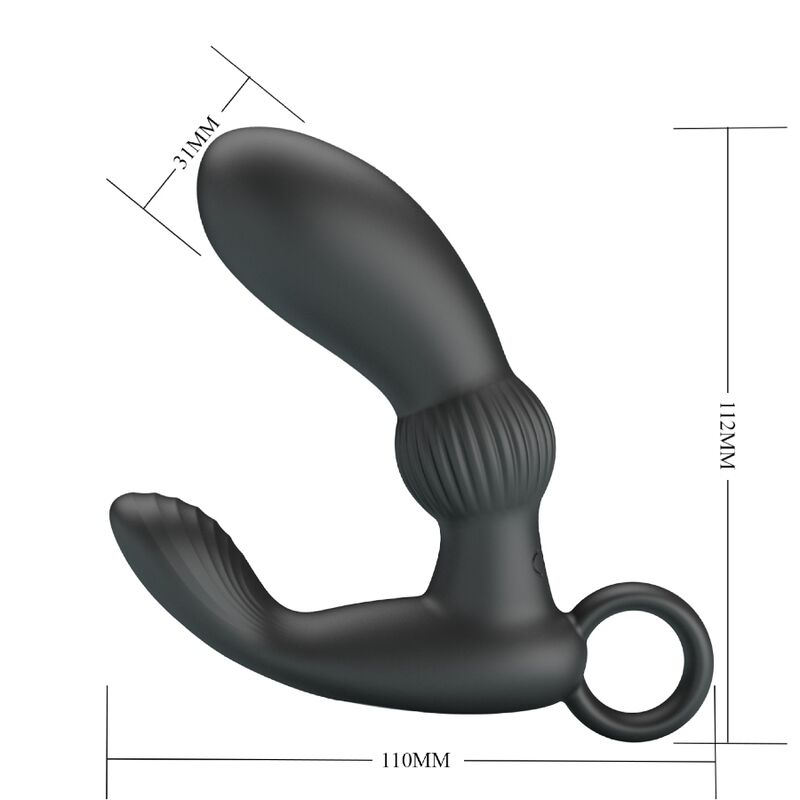 Pretty Love Cayla Vibrador Anal Masajeador Negro