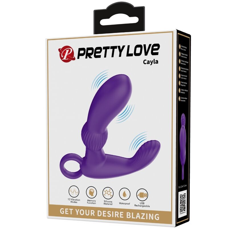 Pretty Love Cayla - Masajeador Anal Vibrador Lila