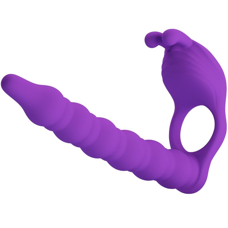 Pretty Love Blackney - Anillo Peneano con Vibrador Anal Lila