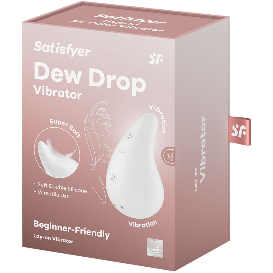 Satisfyer Dew Drop Vibrator Lay-On White