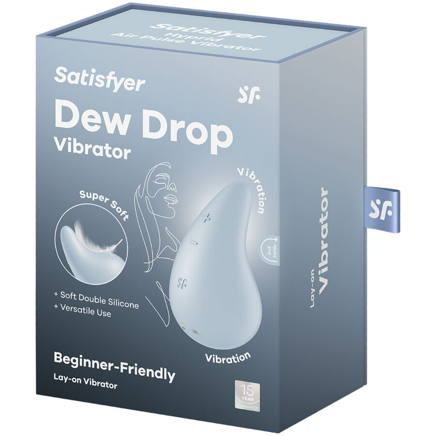Satisfyer Dew Drop Vibrator Lay-On Blue