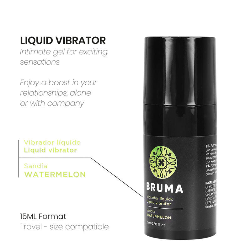 Bruma Liquid Vibrator Ultra Sliding Watermelon 15 ml