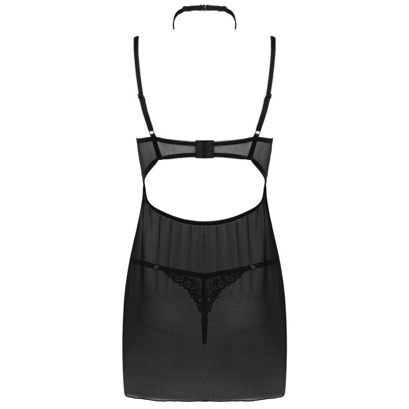 Livco Corsetti Binella - Conjunto Babydoll y Tanga Negro