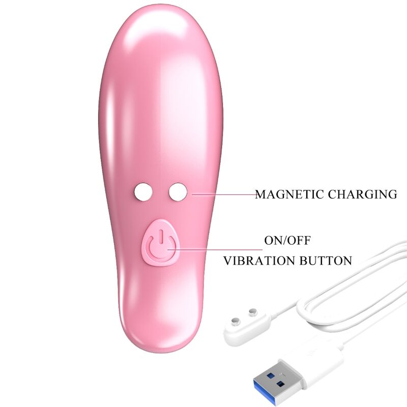Pretty Love Leaf - Pinzas Vibrantes para Pezones Rosa