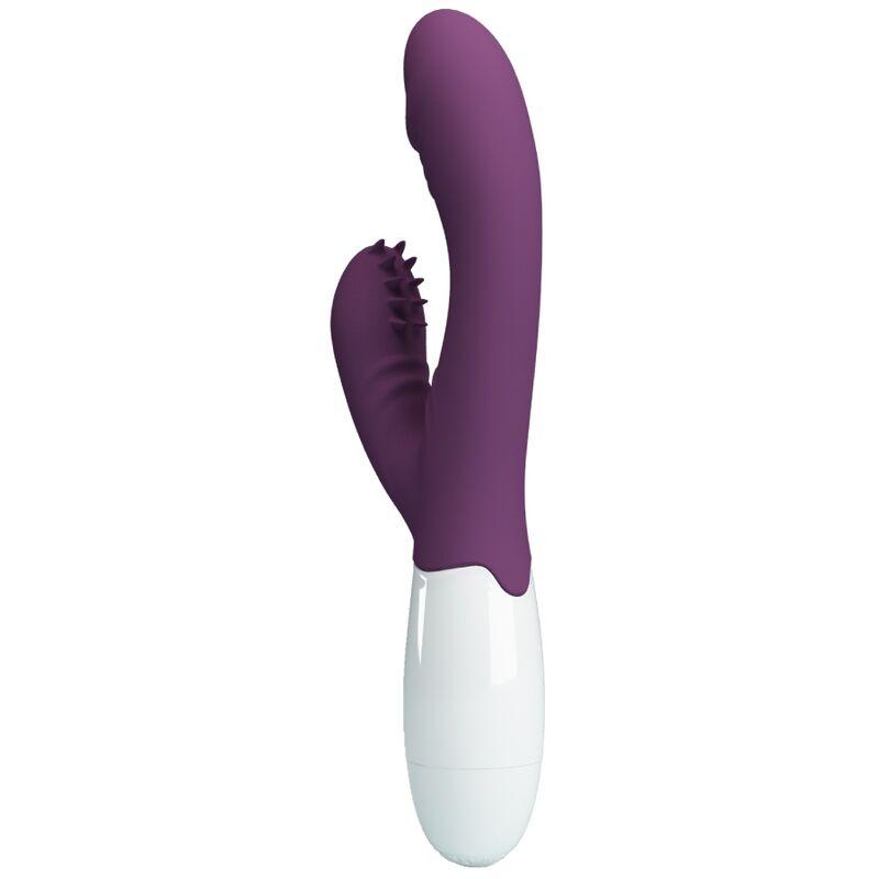 Pretty Love Andre Rabbit Vibrator & G-Point Stimulator Purple