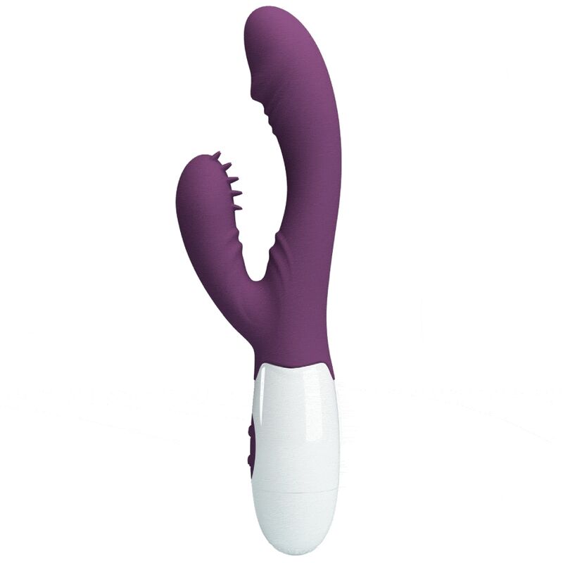 Pretty Love Andre Rabbit Vibrator & G-Point Stimulator Purple