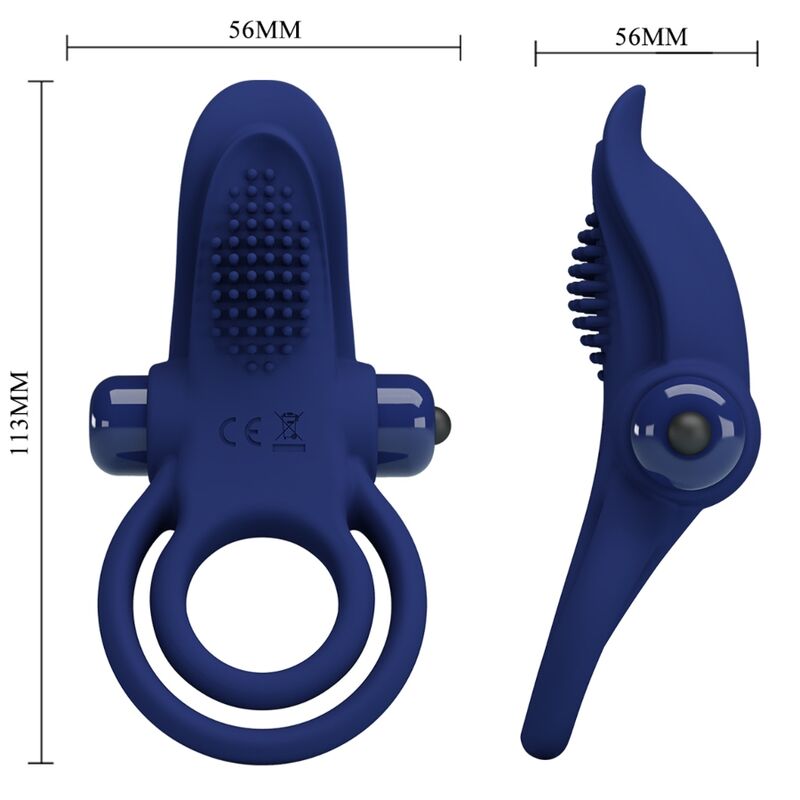 Pretty Love Bronson Double Ring with Vibration Blue