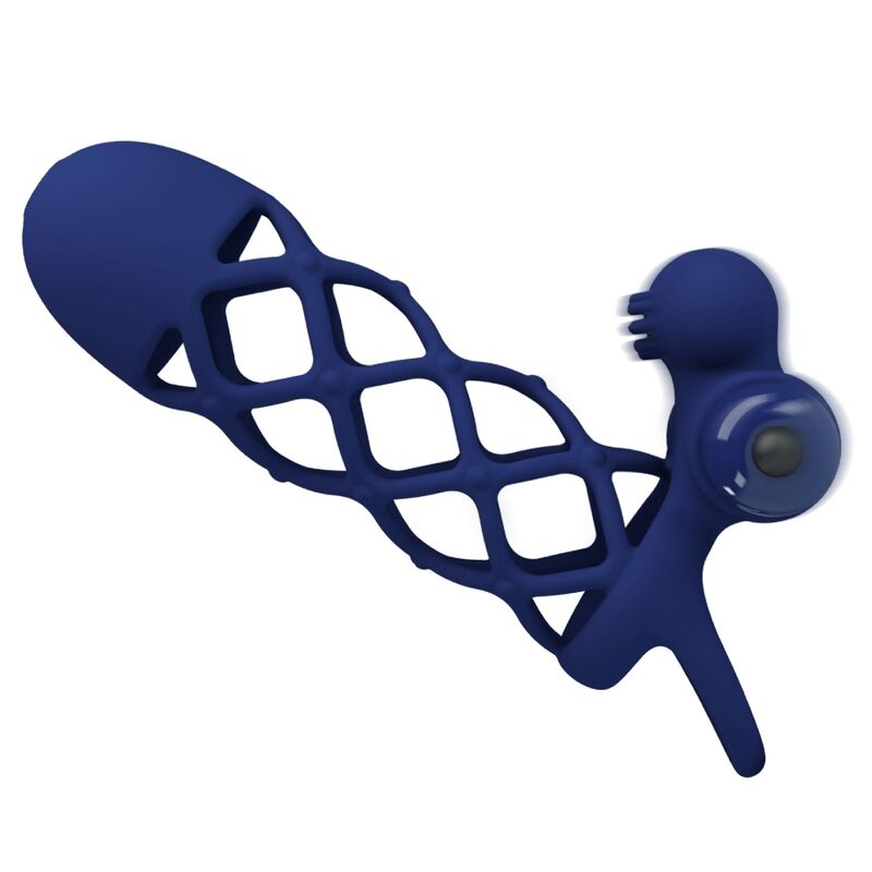 Pretty Love Giann Vibrator Ring - Anillo Vibrador de Silicona Azul
