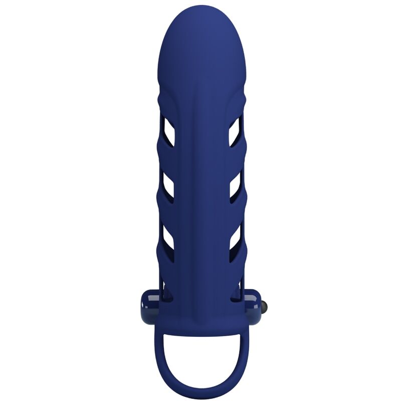 Pretty Love Altaf Vibrator Ring - Anillo Vibrador de Silicona Azul