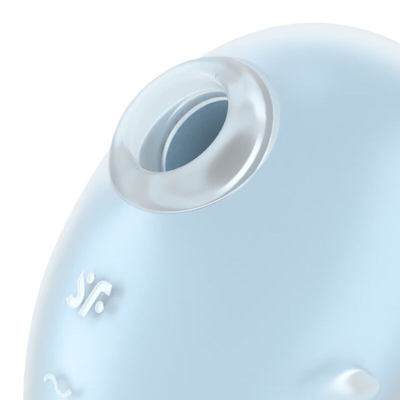 Satisfyer Cutie Ghost Lay-On Vibrator Azul Claro