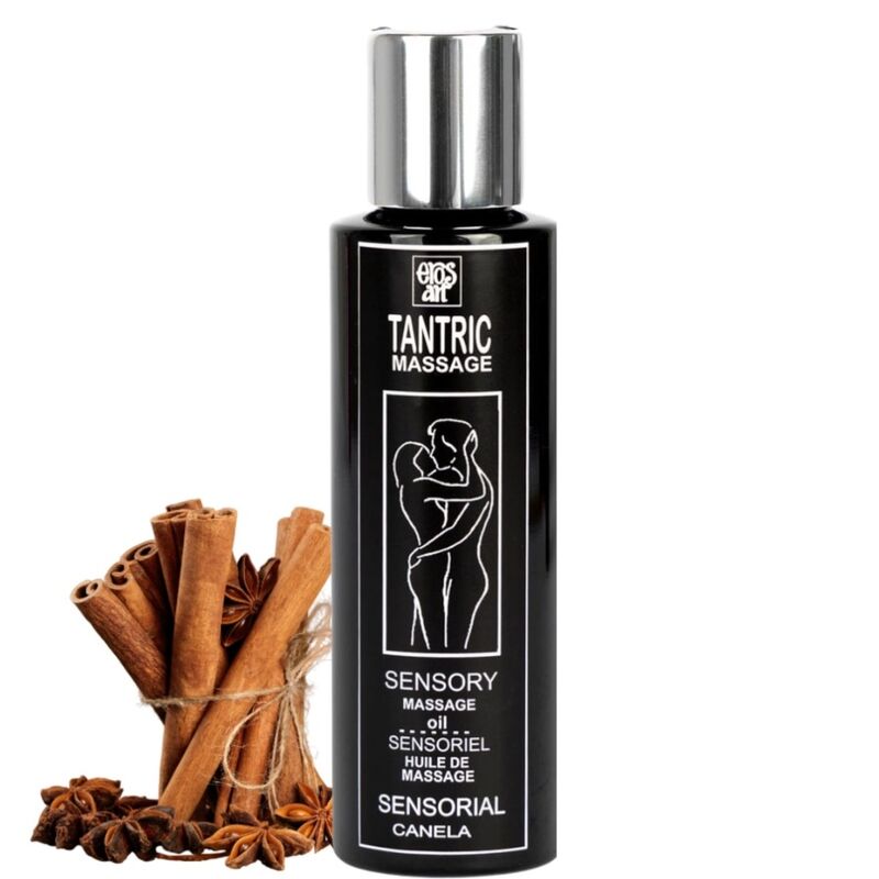 Eros-Art Aceite Masaje Tántrico Natural Canela 100 ml