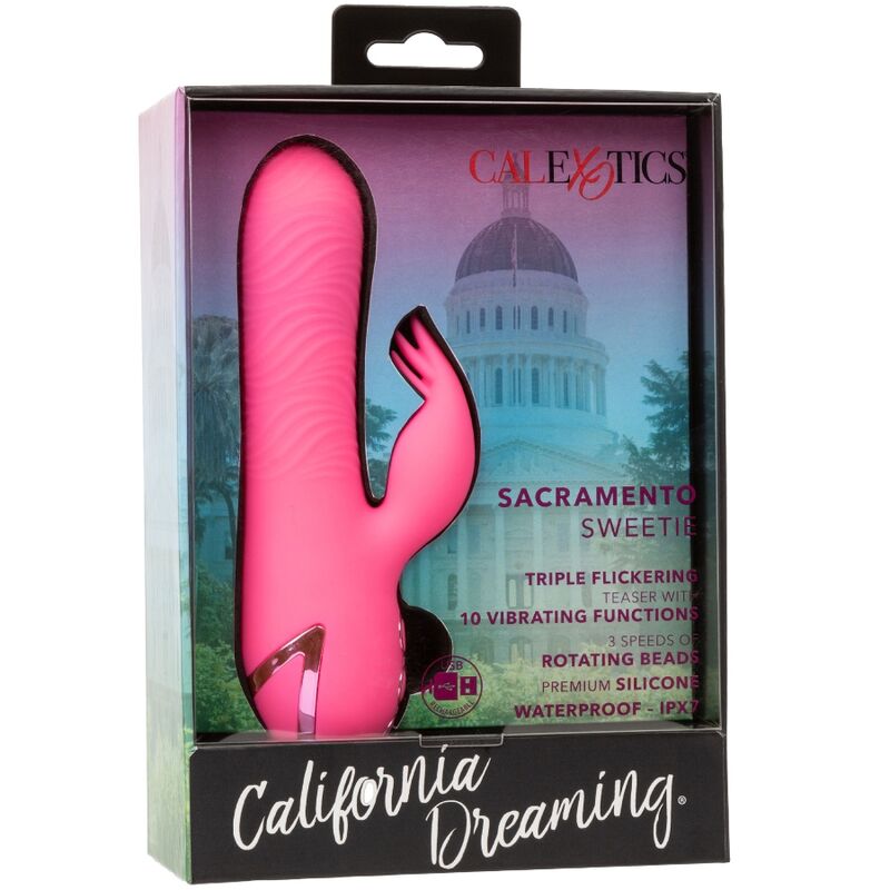 Sacramento Sweetie Vibrator Rabbit Pink - California Dreaming