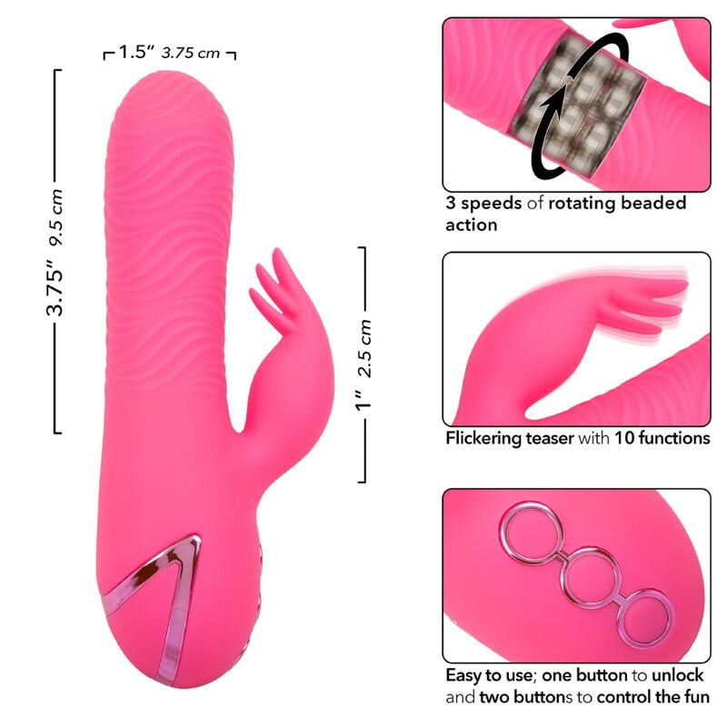 Sacramento Sweetie Vibrator Rabbit Pink - California Dreaming