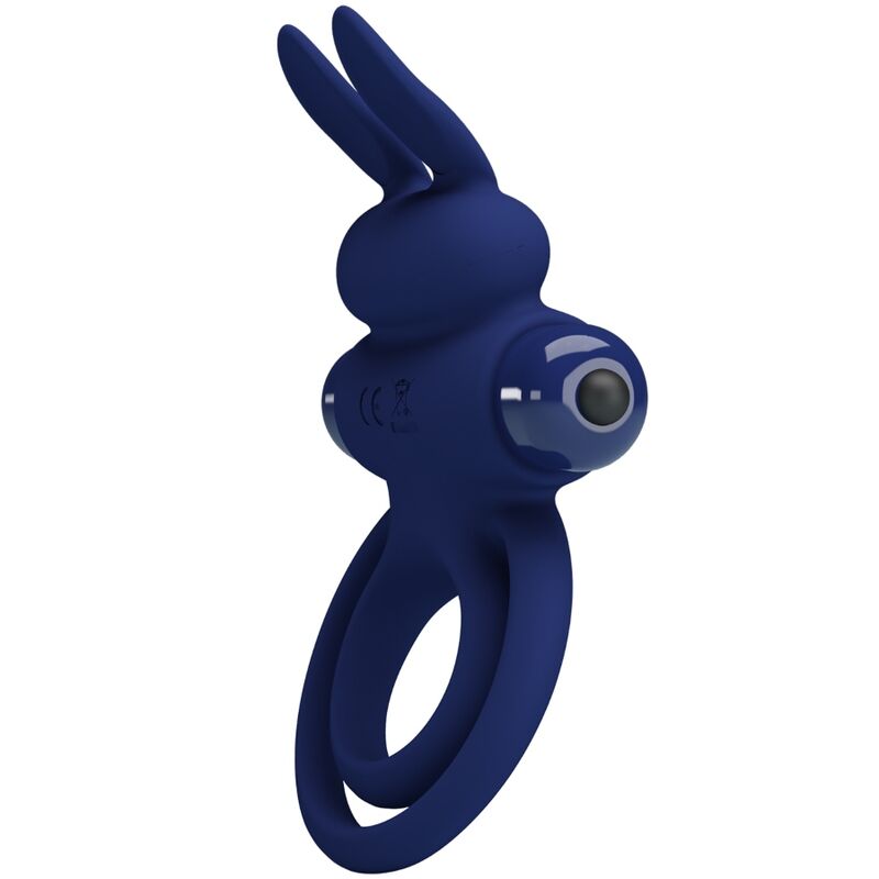 Pretty Love Darey Double Vibrating Ring Rabbit Blue