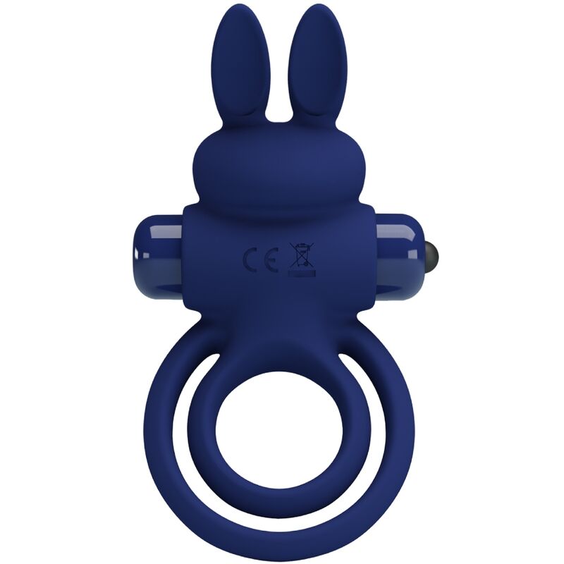 Pretty Love Darey Double Vibrating Ring Rabbit Blue
