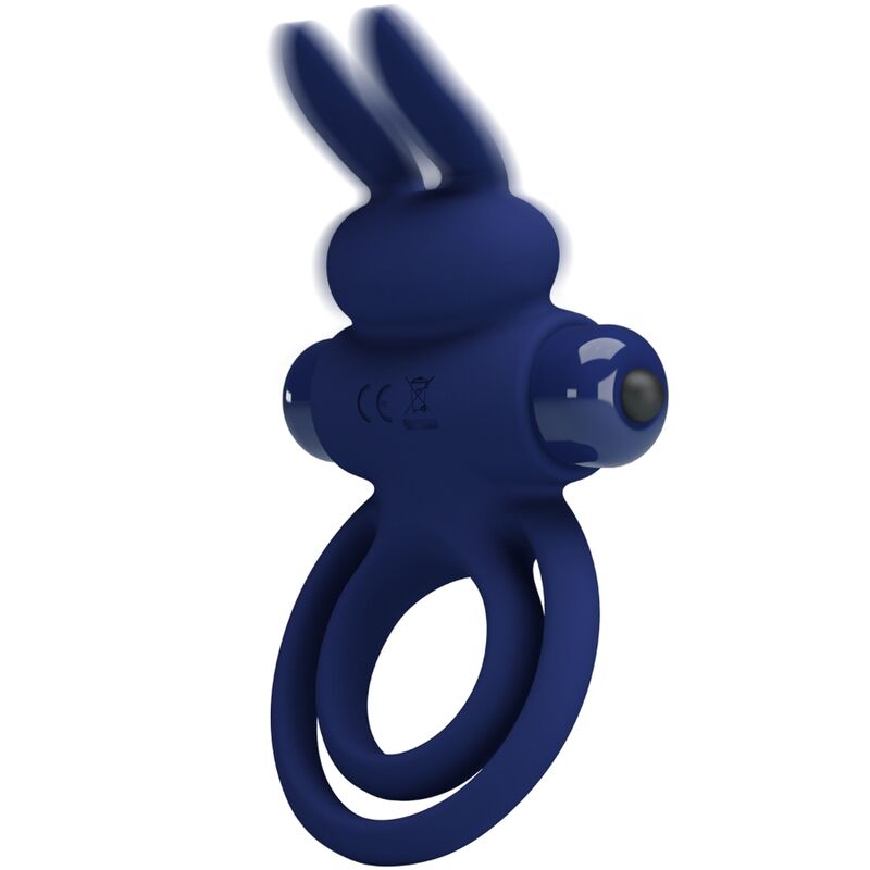 Pretty Love Darey Double Vibrating Ring Rabbit Blue