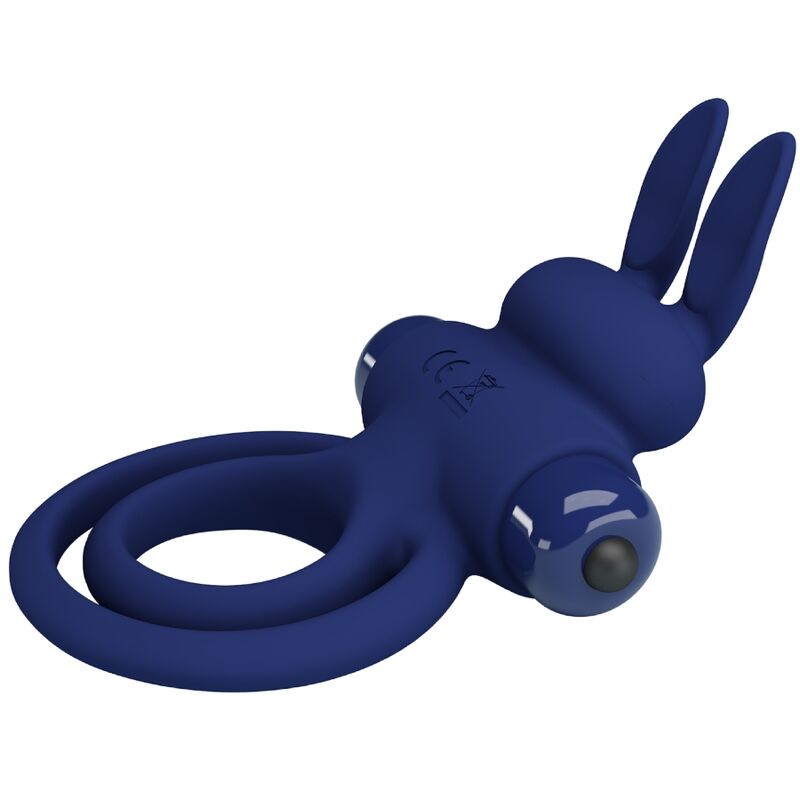 Pretty Love Darey Double Vibrating Ring Rabbit Blue