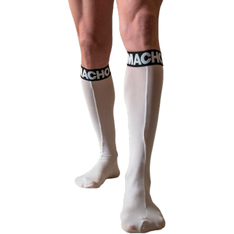Calcetines Finos Macho Underwear Talla Única Blanco