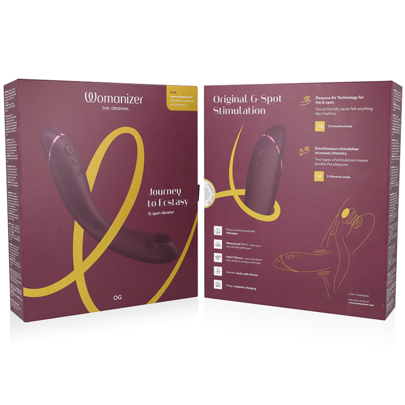 Womanizer OG G-Spot Aubergine - Estimulador Clitoridiano y G-Punto