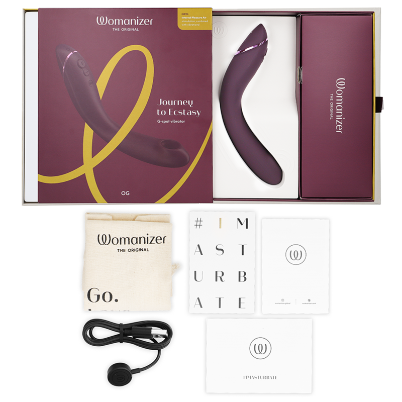 Womanizer OG G-Spot Aubergine - Estimulador Clitoridiano y G-Punto