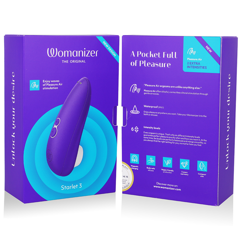 WOMANIZER STARLET 3 Azul - Estimulador Personal