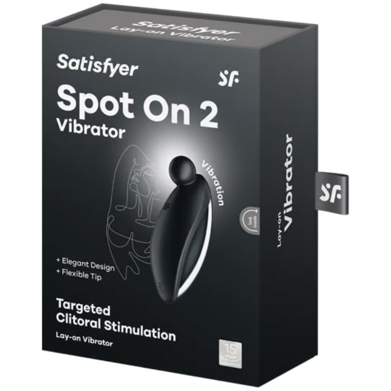 Satisfyer Spot On 2 Lay-On Vibrator Negro