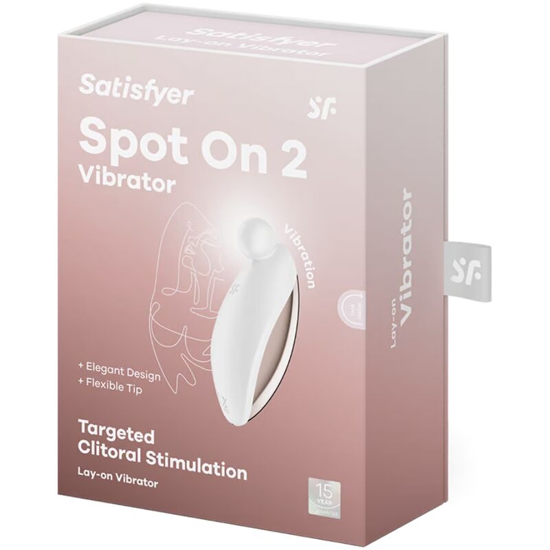 Satisfyer Spot On 2 - Vibrador Lay-On Blanco