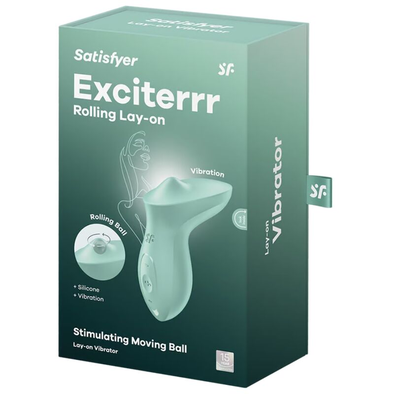 Satisfyer Exciterrr Lay-On Clitoris Mint Vibrator