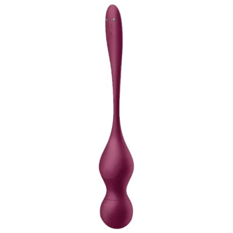 Satisfyer Love Birds Vary Vibrating Balls - App Control Wine Red