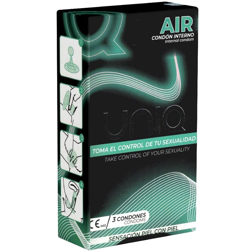UNIQ Air Preservativo Femenino Sin Látex 3 Unidades