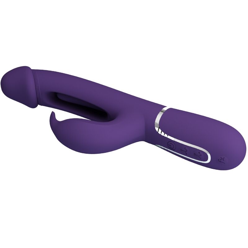 Pretty Love Kampas Rabbit 3 en 1 - Vibrador Multifunción Violeta