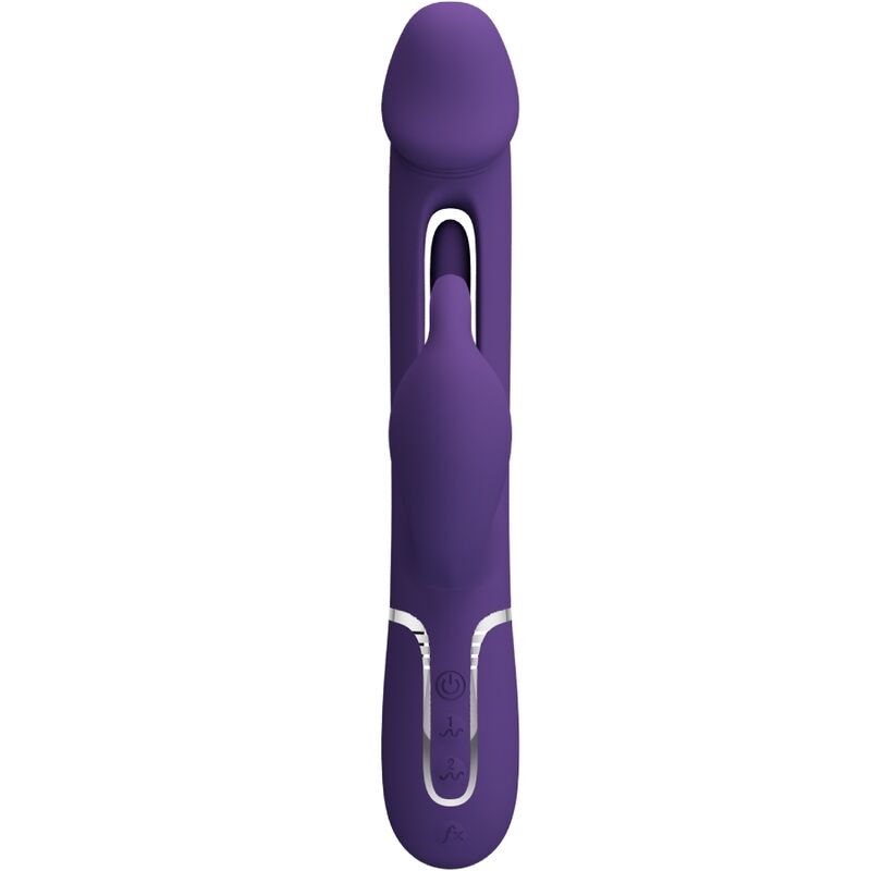 Pretty Love Kampas Rabbit 3 en 1 - Vibrador Multifunción Violeta