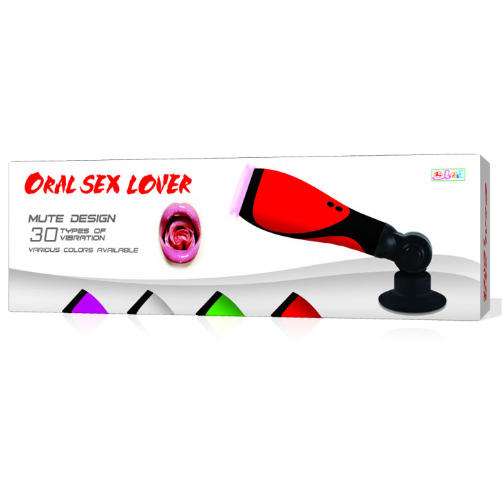 BAILE Oral Sex Lover - Masturbador con 30 Modos de Vibración y Adaptador