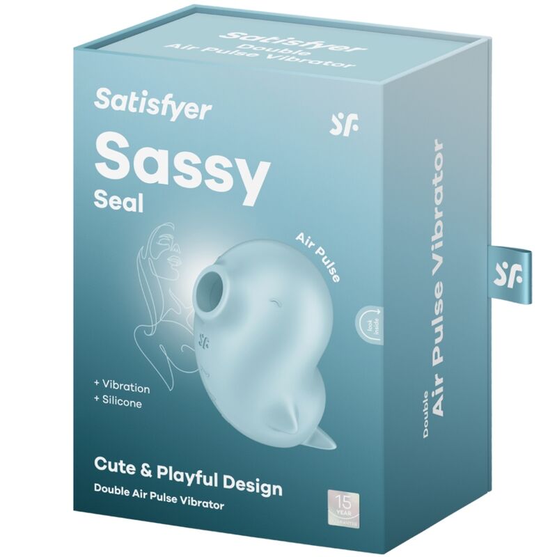 Satisfyer Sassy Seal - Estimulador de Presión y Vibrador Recargable IPX7