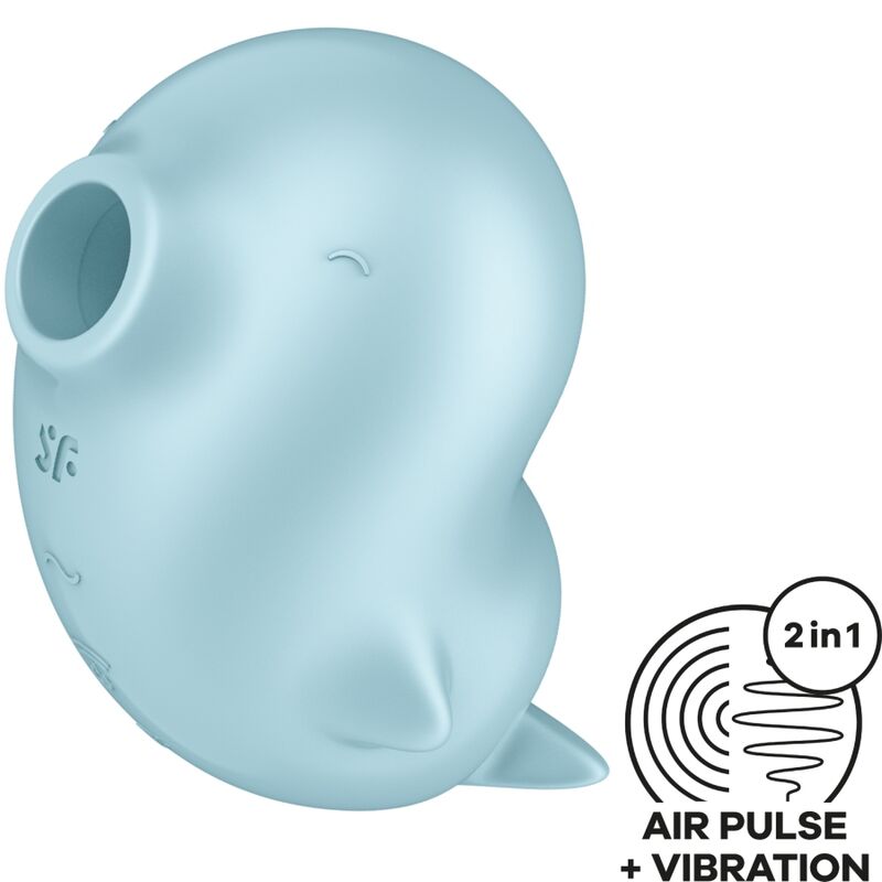 Satisfyer Sassy Seal - Estimulador de Presión y Vibrador Recargable IPX7