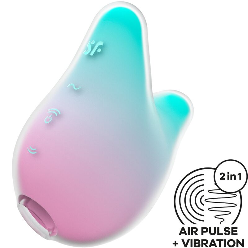 Satisfyer Mermaid Vibes - Estimulador de Pulsos de Aire con Vibración