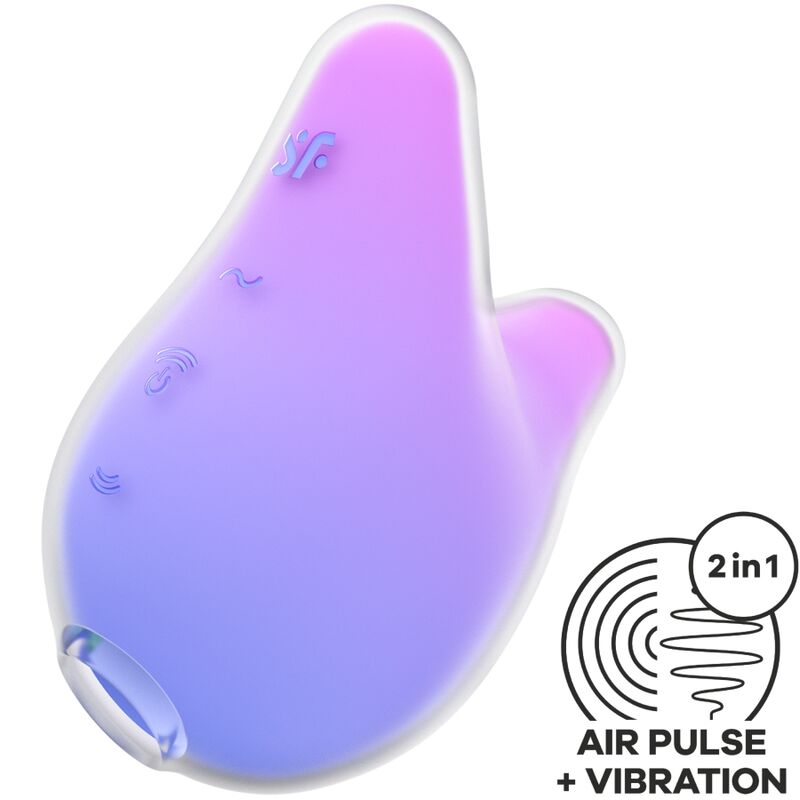 Satisfyer Mermaid Vibes - Estimulador y Vibrador Violeta y Rosa