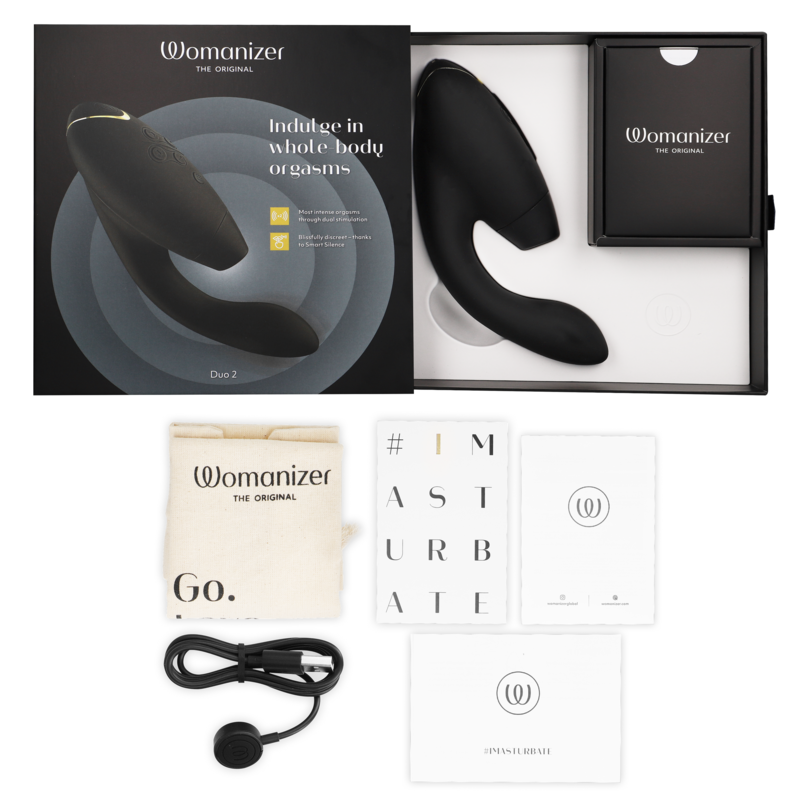 Womanizer DUO 2 Stimulator Black - Estimulador Dual Clítoris y Punto G