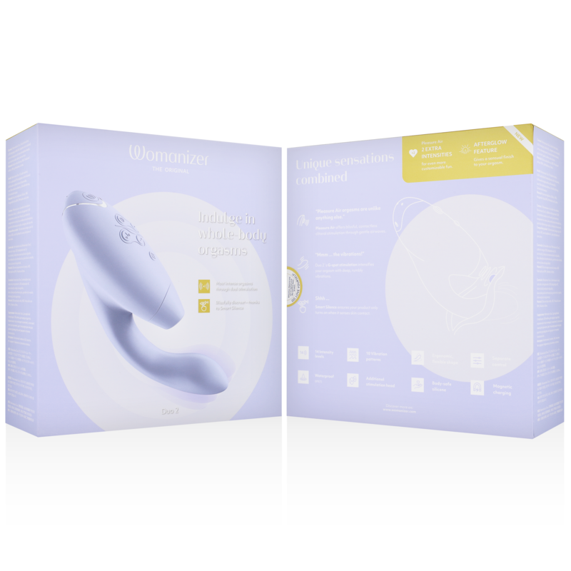 Womanizer Duo 2 Stimulator Lilac - Estimulador Dual con Pleasure Air