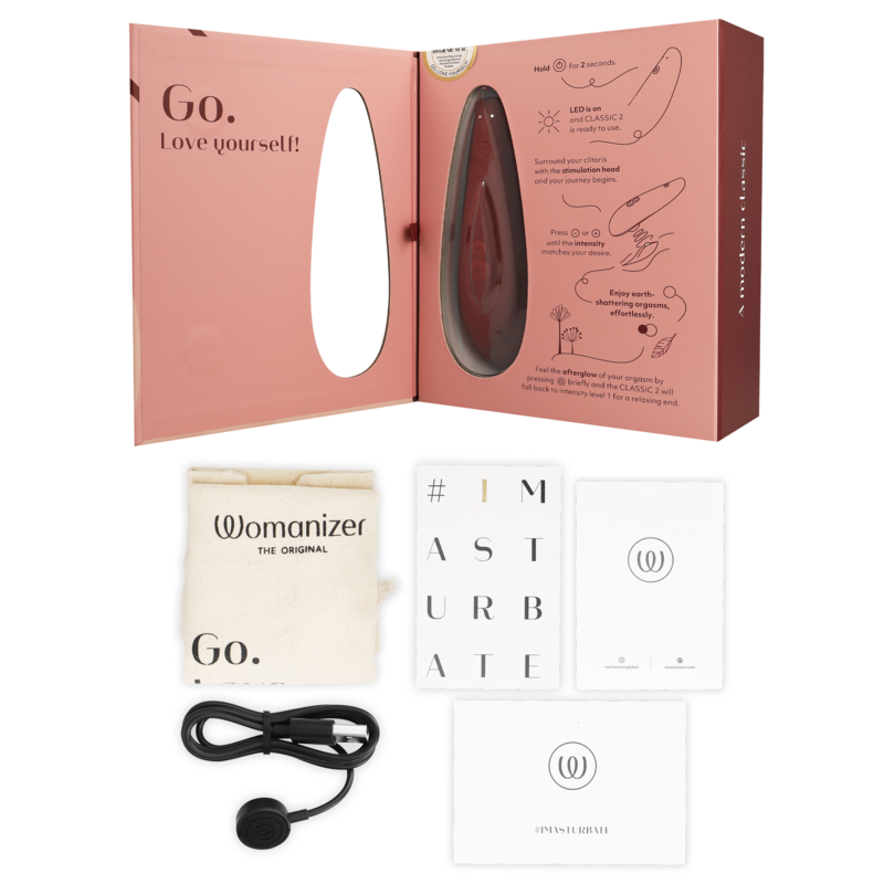 Womanizer Classic 2 Estimulador de Clítoris Burdeos