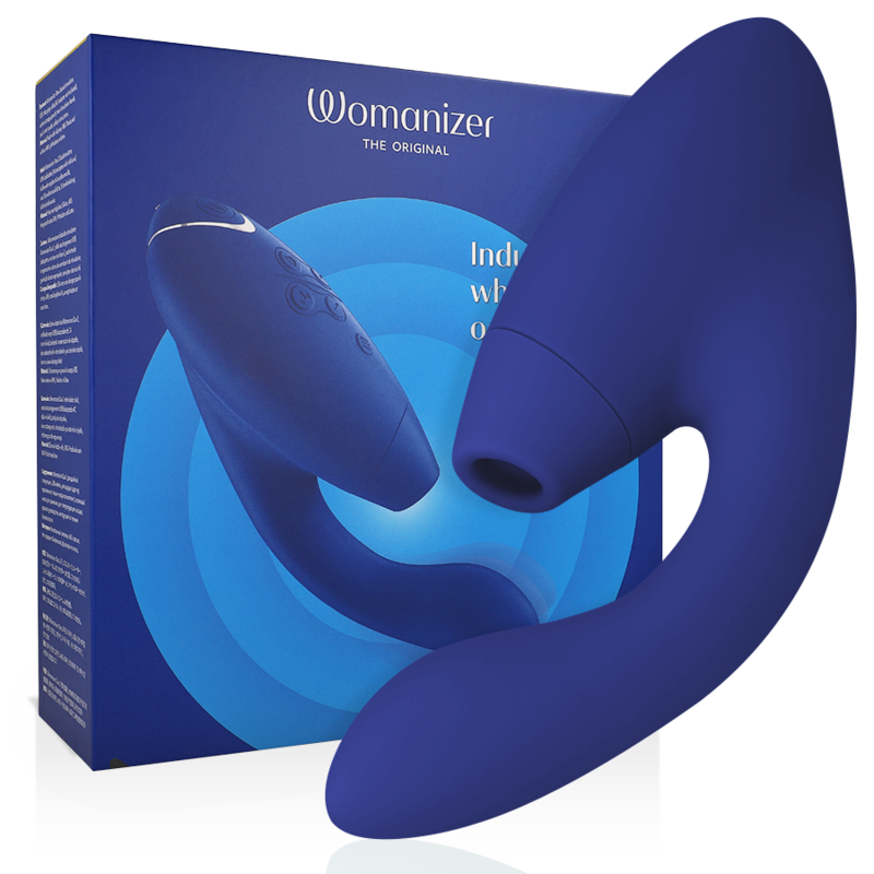 Womanizer DUO 2 Stimulator Blue - Estimulador Dual con Tecnología Pleasure Air™