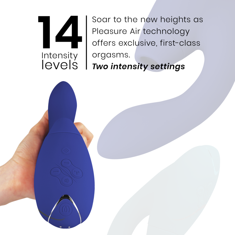 Womanizer DUO 2 Stimulator Blue - Estimulador Dual con Tecnología Pleasure Air™