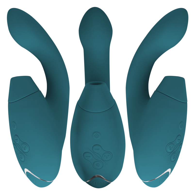 Womanizer DUO 2 Stimulator - Estimulador Dual Blue Petrol