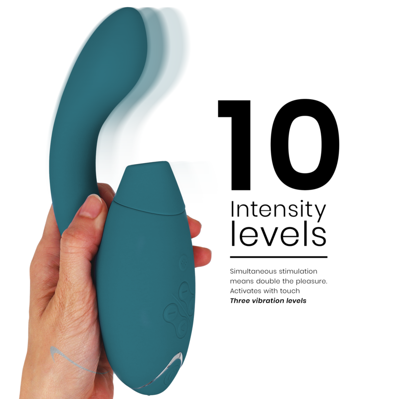 Womanizer DUO 2 Stimulator - Estimulador Dual Blue Petrol