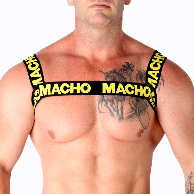 Double Yellow Harness - Macho Underwear