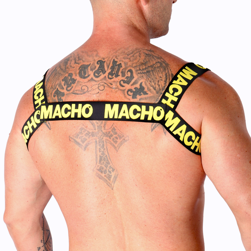 Double Yellow Harness - Macho Underwear